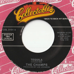 Champs / Patsy Cline - Tequila / Walkin' After Midnight (7inch-Vinyl Record/Used)