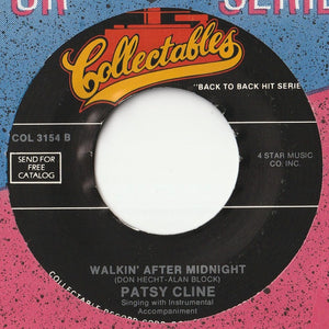 Champs / Patsy Cline - Tequila / Walkin' After Midnight (7inch-Vinyl Record/Used)