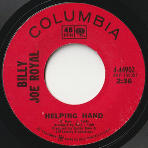 Billy Joe Royal - Cherry Hill Park / Helping Hand (7inch-Vinyl Record/Used)