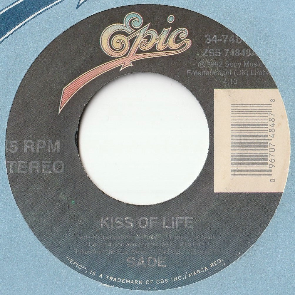 Sade - Kiss Of Life / Room 55 (7inch-Vinyl Record/Used)