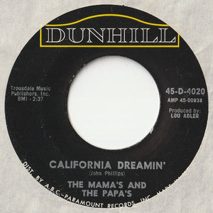 Mamas & The Papas - California Dreamin' / Somebody Groovy (7inch-Vinyl Record/Used)