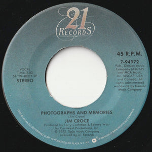 Jim Croce - You Don't Mess Around With Jim / Photographs And Memories (7inch-Vinyl Record/Used)