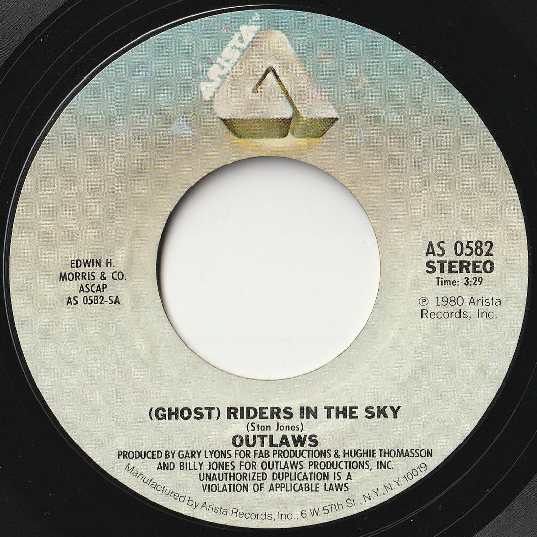 Outlaws - (Ghost) Riders In The Sky / Devil's Road (7inch-Vinyl Record/Used)