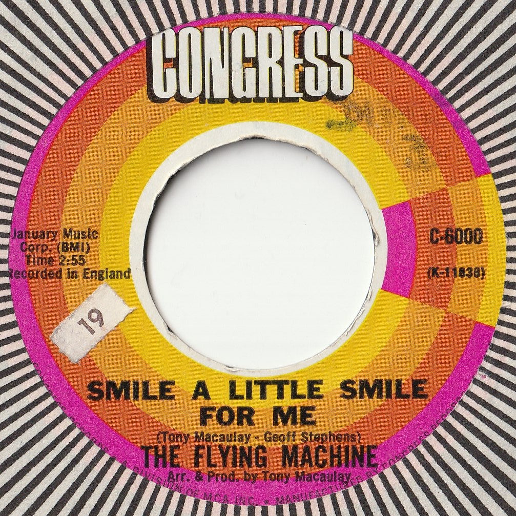 Flying Machine - Smile A Little Smile For Me / Maybe We've Been Loving Too Long (7inch-Vinyl Record/Used)