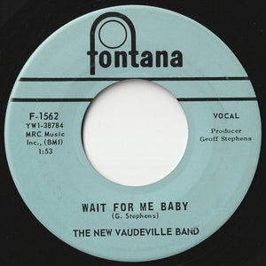 New Vaudeville Band - Winchester Cathedral / Wait For Me Baby (7inch-Vinyl Record/Used)