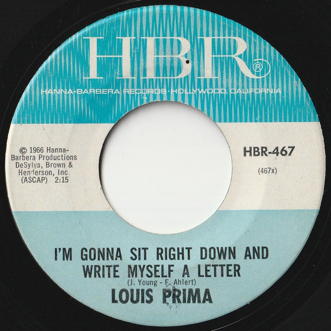 Louis Prima - I'm Gonna Sit Right Down And Write Myself A Letter / Civilization (7inch-Vinyl Record/Used)