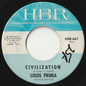 Louis Prima - I'm Gonna Sit Right Down And Write Myself A Letter / Civilization (7inch-Vinyl Record/Used)