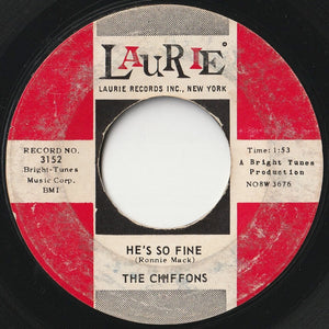 Chiffons - He's So Fine / Oh My Love (7inch-Vinyl Record/Used)