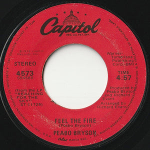 Peabo Bryson - Feel The Fire / A Fool Already Knows (7inch-Vinyl Record/Used)