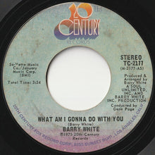 画像をギャラリービューアに読み込む, Barry White - What Am I Gonna Do With You / What Am I Gonna Do With You Baby (7inch-Vinyl Record/Used)
