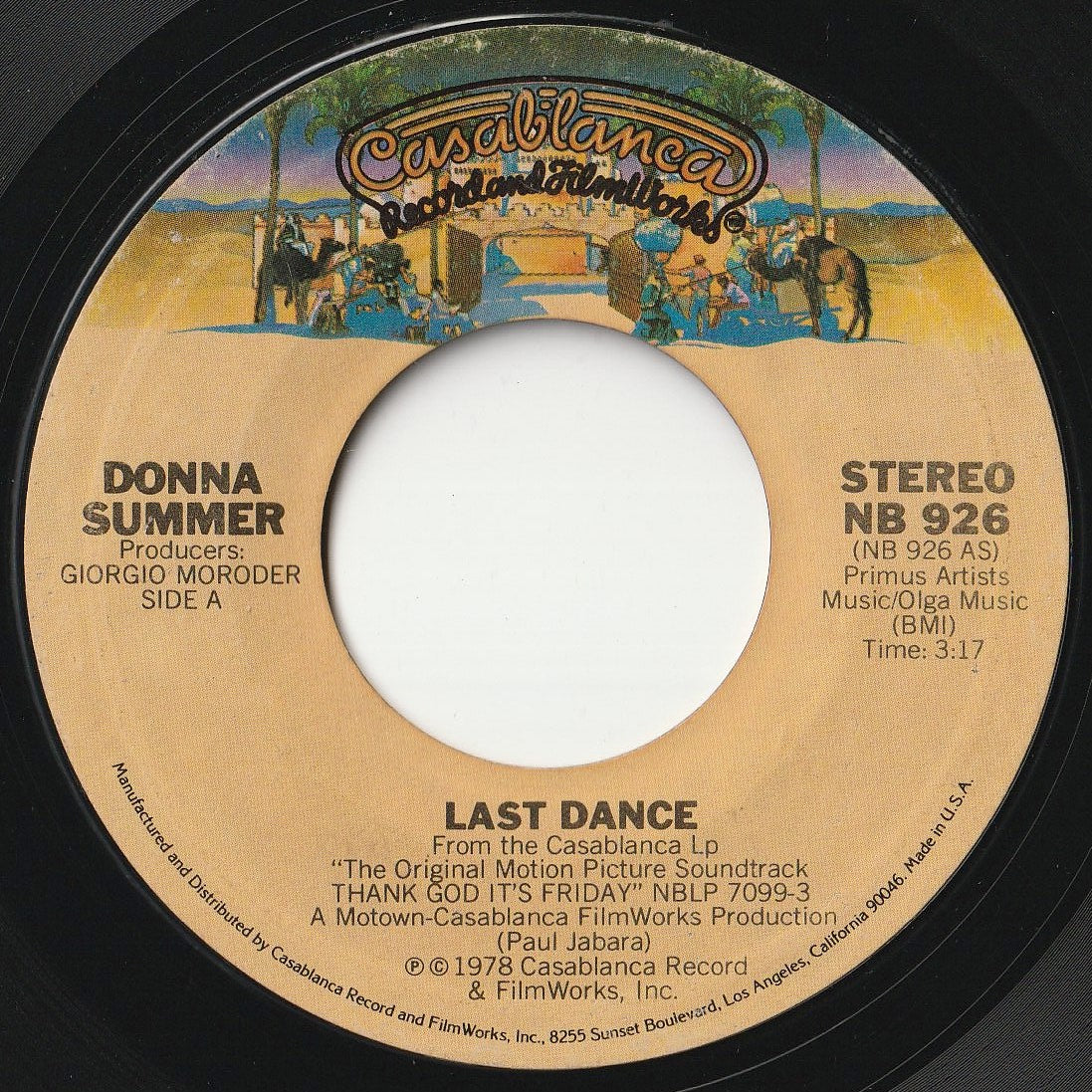 Donna Summer - Last Dance / With Your Love (7inch-Vinyl Record