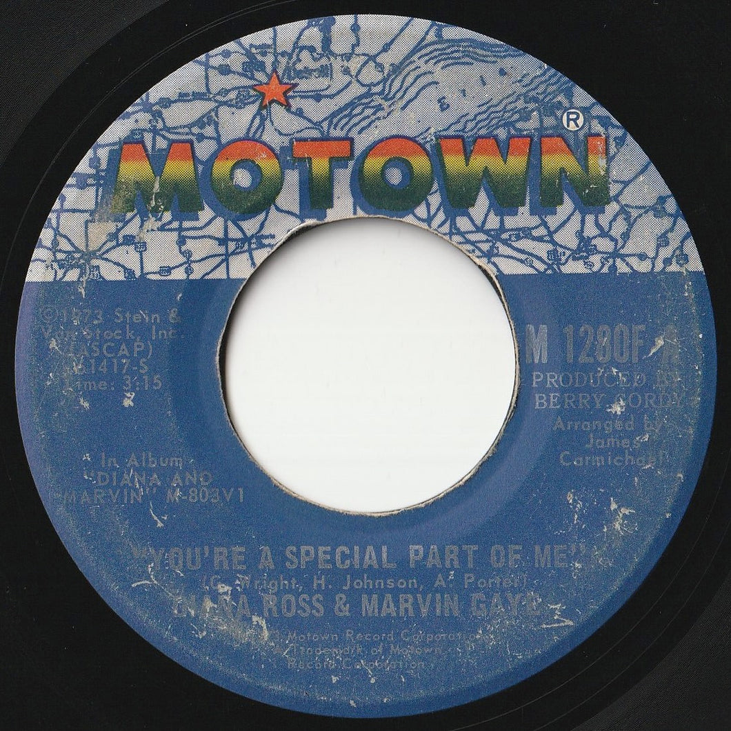 Diana Ross, Marvin Gaye - You're A Special Part Of Me / I'm Falling In Love With You (7inch-Vinyl Record/Used)