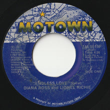 画像をギャラリービューアに読み込む, Diana Ross, Lionel Richie - Endless Love / (Instrumental) (7inch-Vinyl Record/Used)
