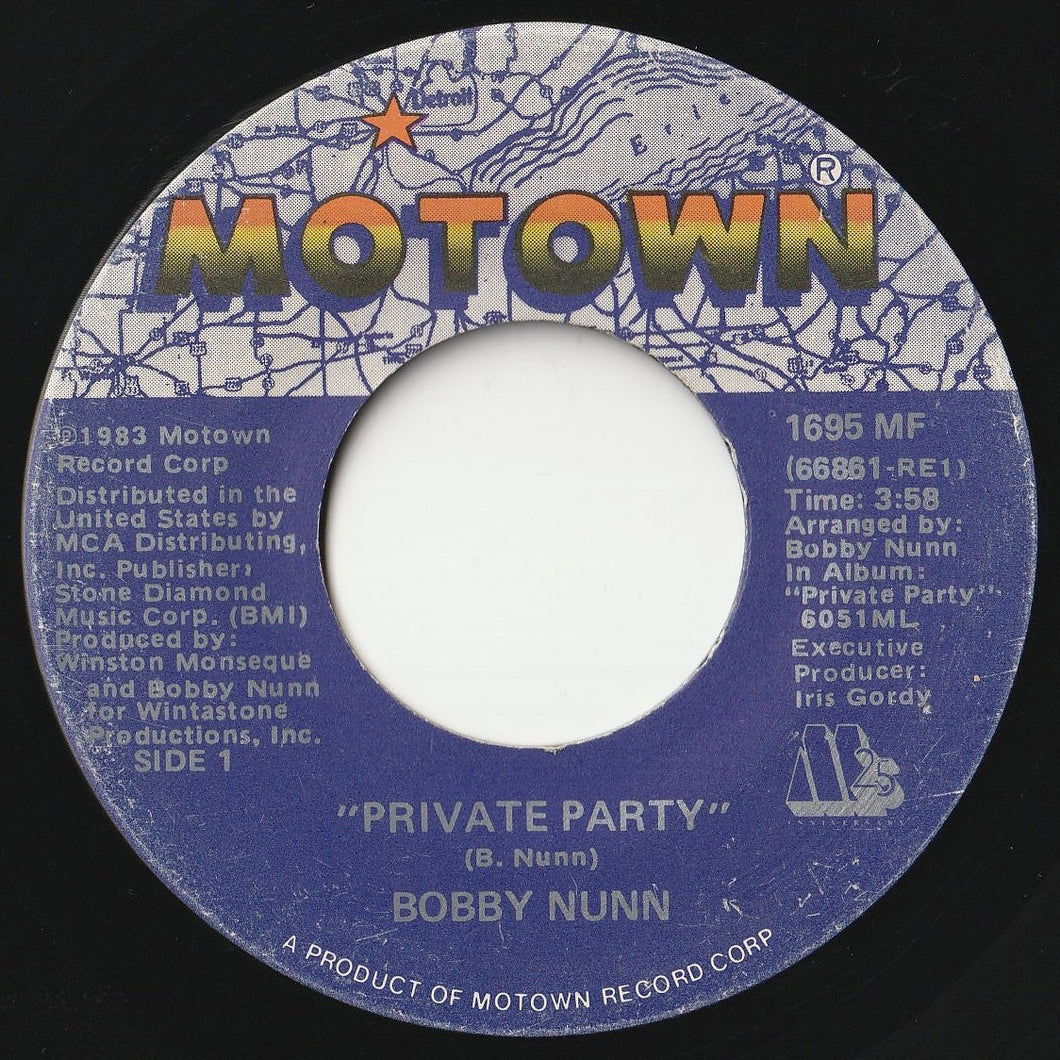 Bobby Nunn - Private Party / Get It While You Can (7inch-Vinyl Record/Used)