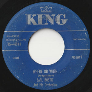 Earl Bostic And His Orchestra - Roses Of Picardy / Where Or When (7inch-Vinyl Record/Used)