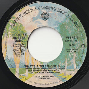 Bootsy's Rubber Band - Hollywood Squares / What's A Telephone Bill (7inch-Vinyl Record/Used)