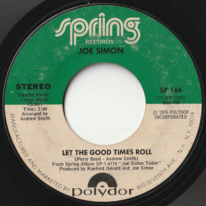 Joe Simon - Come Get To This / Let The Good Times Roll (7inch-Vinyl Record/Used)