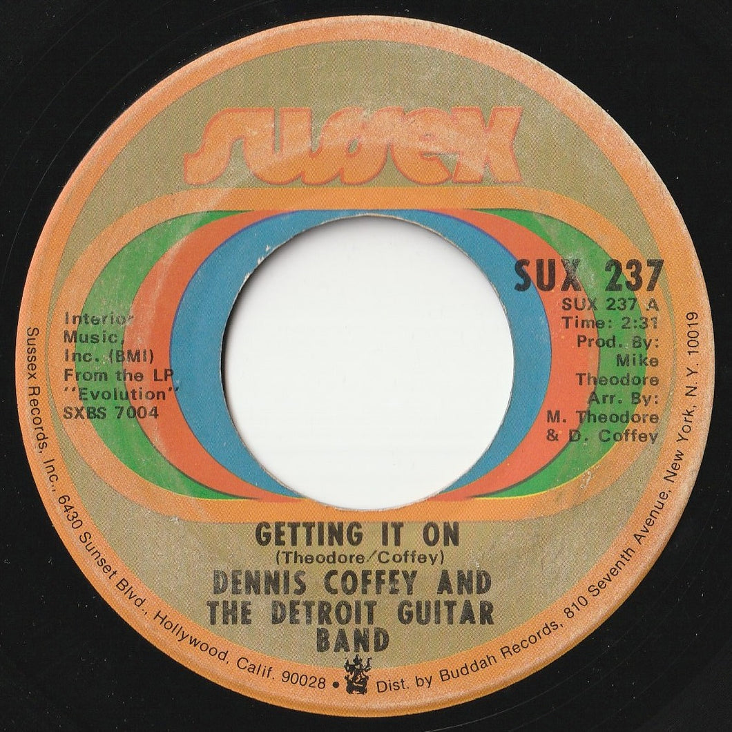 Dennis Coffey And The Detroit Guitar Band - Getting It On / Ride, Sally, Ride (7inch-Vinyl Record/Used)