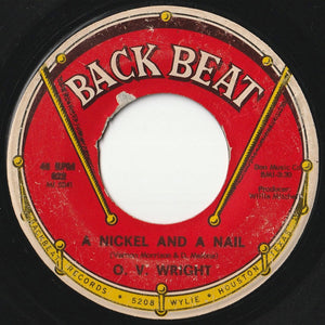 O.V. Wright - A Nickel And A Nail / Pledging My Love (7inch-Vinyl Record/Used)