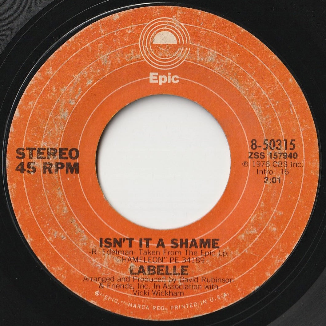 Labelle - Isn't It A Shame / Gypsy Moths (7inch-Vinyl Record/Used)