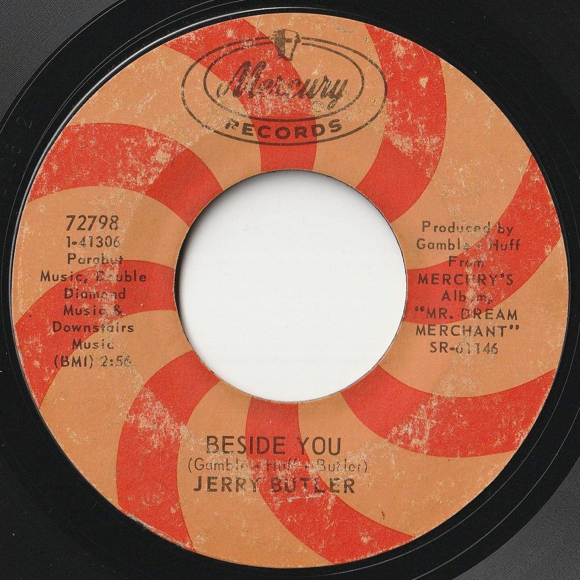 Jerry Butler - Never Give You Up / Beside You (7inch-Vinyl Record