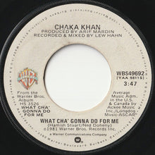 画像をギャラリービューアに読み込む, Chaka Khan - What Cha&#39; Gonna Do For Me / Lover&#39;s Touch (7inch-Vinyl Record/Used)
