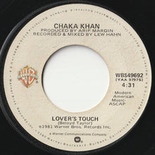 画像をギャラリービューアに読み込む, Chaka Khan - What Cha&#39; Gonna Do For Me / Lover&#39;s Touch (7inch-Vinyl Record/Used)
