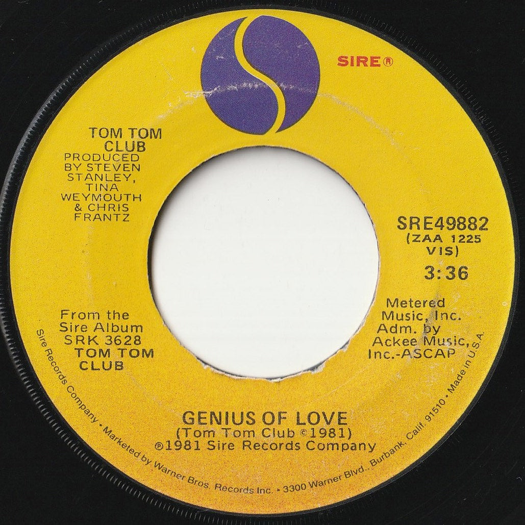 Tom Tom Club - Genius Of Love / Lorelei (Instrumental) (7inch-Vinyl Record/Used)