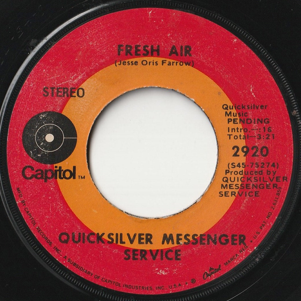 Quicksilver Messenger Service - Fresh Air / Freeway Flyer (7inch-Vinyl Record/Used)