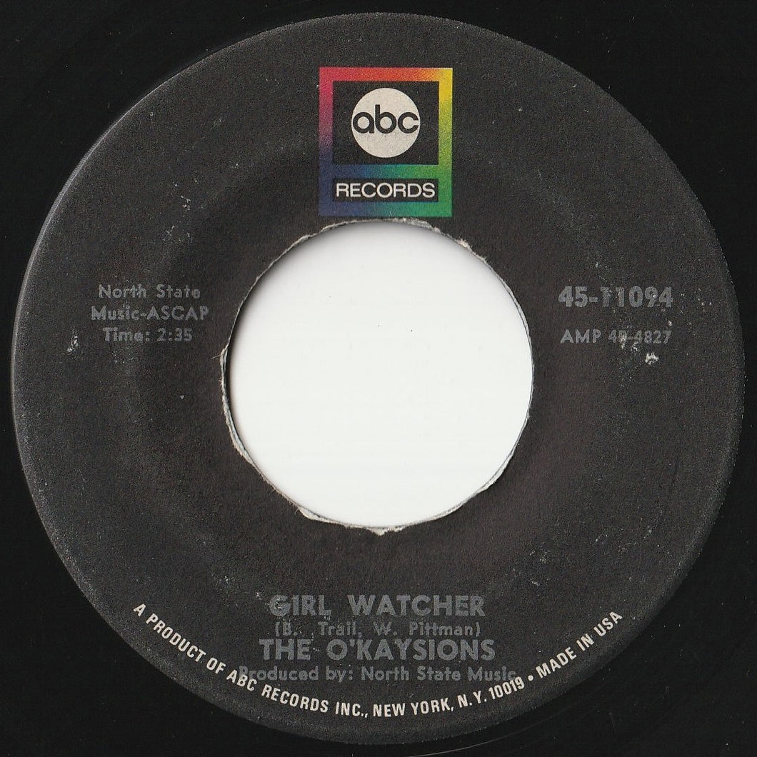 O'Kaysions - Girl Watcher / Deal Me In (7inch-Vinyl Record/Used)