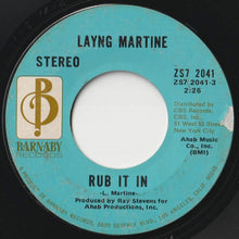 画像をギャラリービューアに読み込む, Layng Martine Jr. - Rub It In / Live On The Sunshine (7inch-Vinyl Record/Used)
