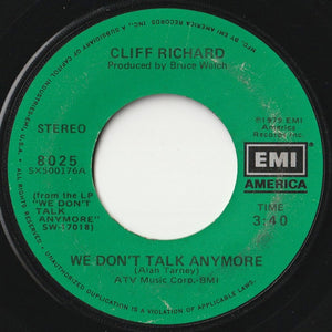 Cliff Richard - We Don't Talk Anymore / Count Me Out (7inch-Vinyl Record/Used)