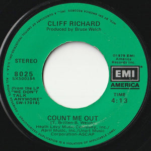 Cliff Richard - We Don't Talk Anymore / Count Me Out (7inch-Vinyl Record/Used)