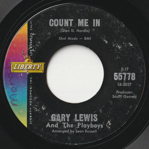 Gary Lewis & The Playboys - Count Me In / Little Miss Go-Go (7inch-Vinyl Record/Used)