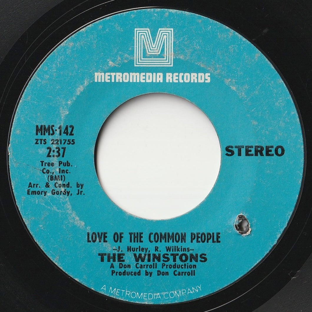 Winstons - Love Of The Common People / Wheel Of Fortune (7inch-Vinyl Record/Used)