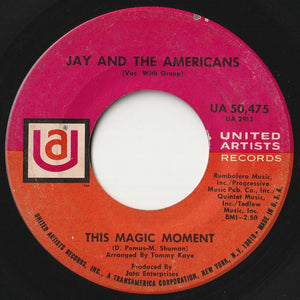 Jay & The Americans - This Magic Moment / Since I Don't Have You (7inch-Vinyl Record/Used)