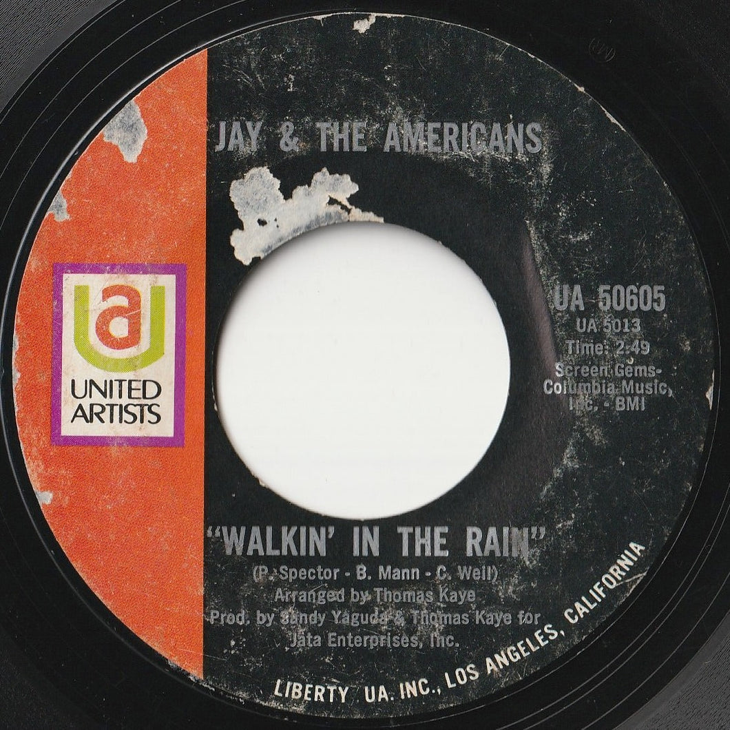 Jay & The Americans - Walkin' In The Rain / (I'd Kill) For The Love Of A Lady (7inch-Vinyl Record/Used)