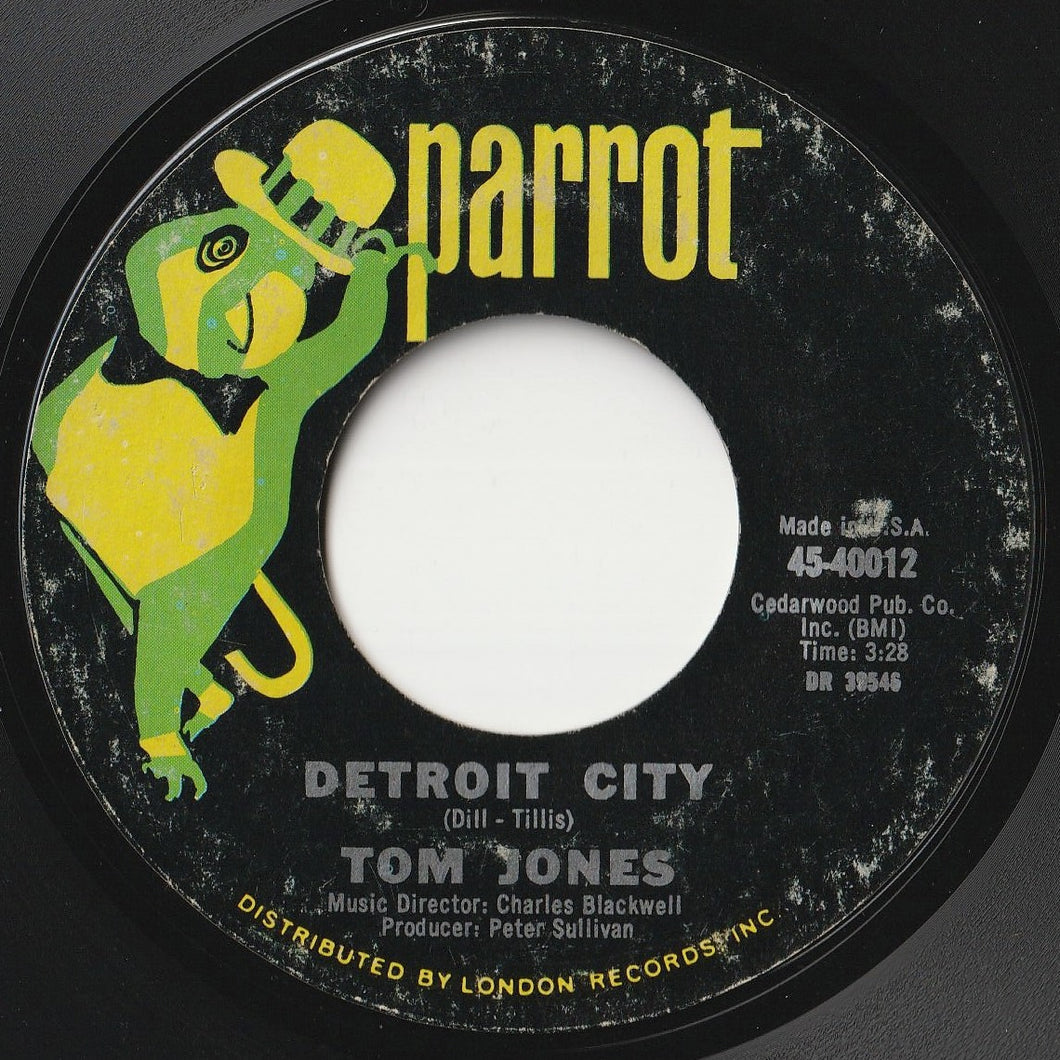 Tom Jones - Detroit City / Ten Guitars (7inch-Vinyl Record/Used)