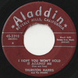 Thurston Harris, Sharps - Little Bitty Pretty One / I Hope You Won't Hold It Against Me (7inch-Vinyl Record/Used)