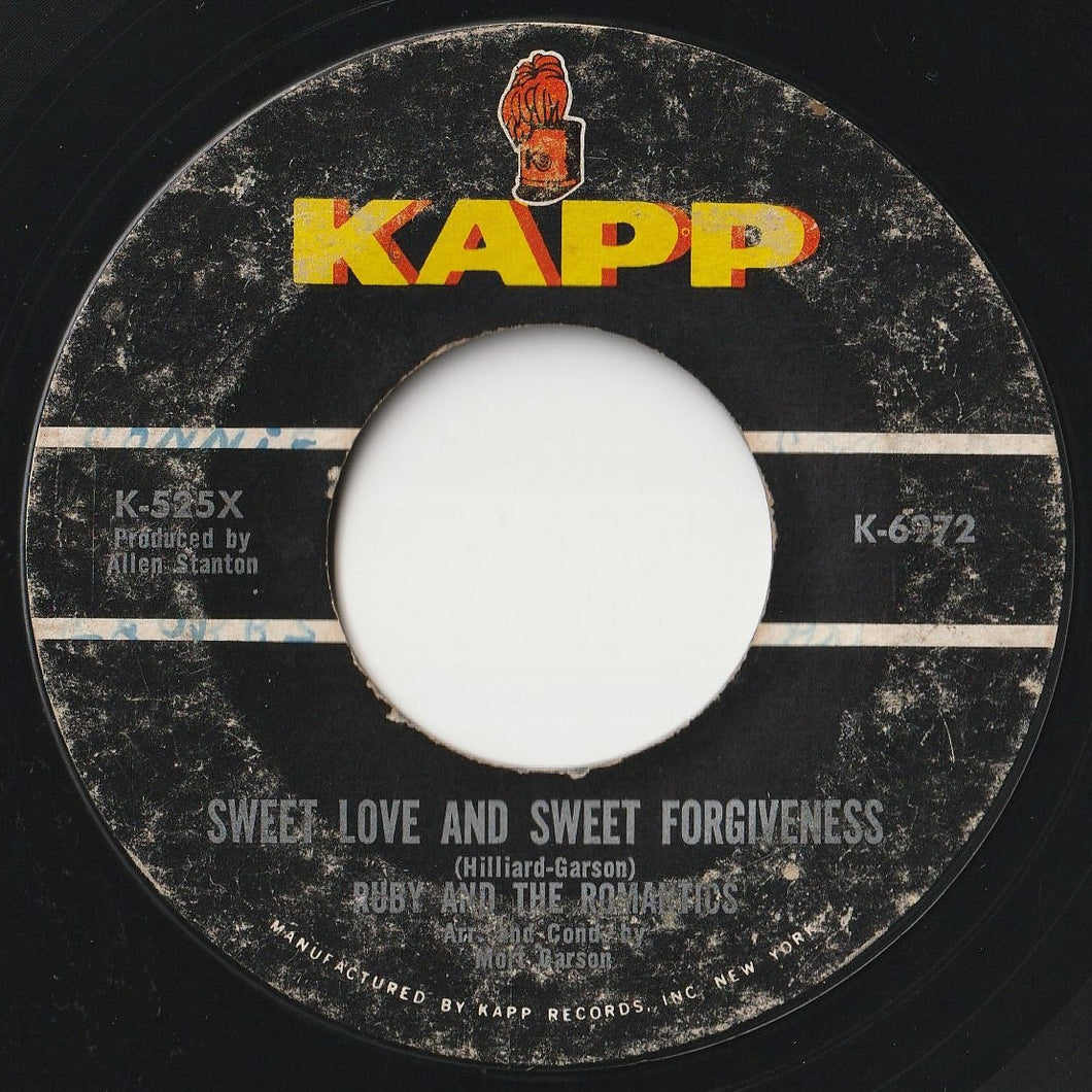 Ruby And The Romantics - Sweet Love And Sweet Forgiveness / My Summer Love (7inch-Vinyl Record/Used)