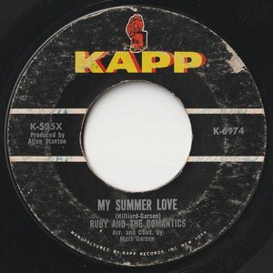 Ruby And The Romantics - Sweet Love And Sweet Forgiveness / My Summer Love (7inch-Vinyl Record/Used)