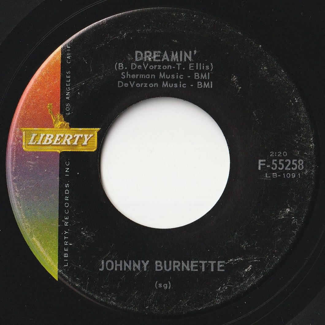 Johnny Burnette - Dreamin' / Cincinnati Fireball (7inch-Vinyl Record/Used)