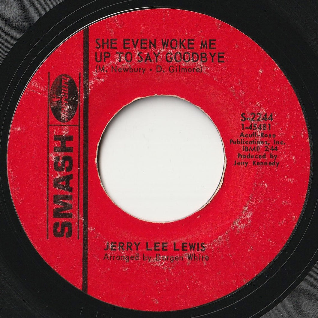 Jerry Lee Lewis - She Even Woke Me Up To Say Goodbye / Echoes (7inch-Vinyl Record/Used)