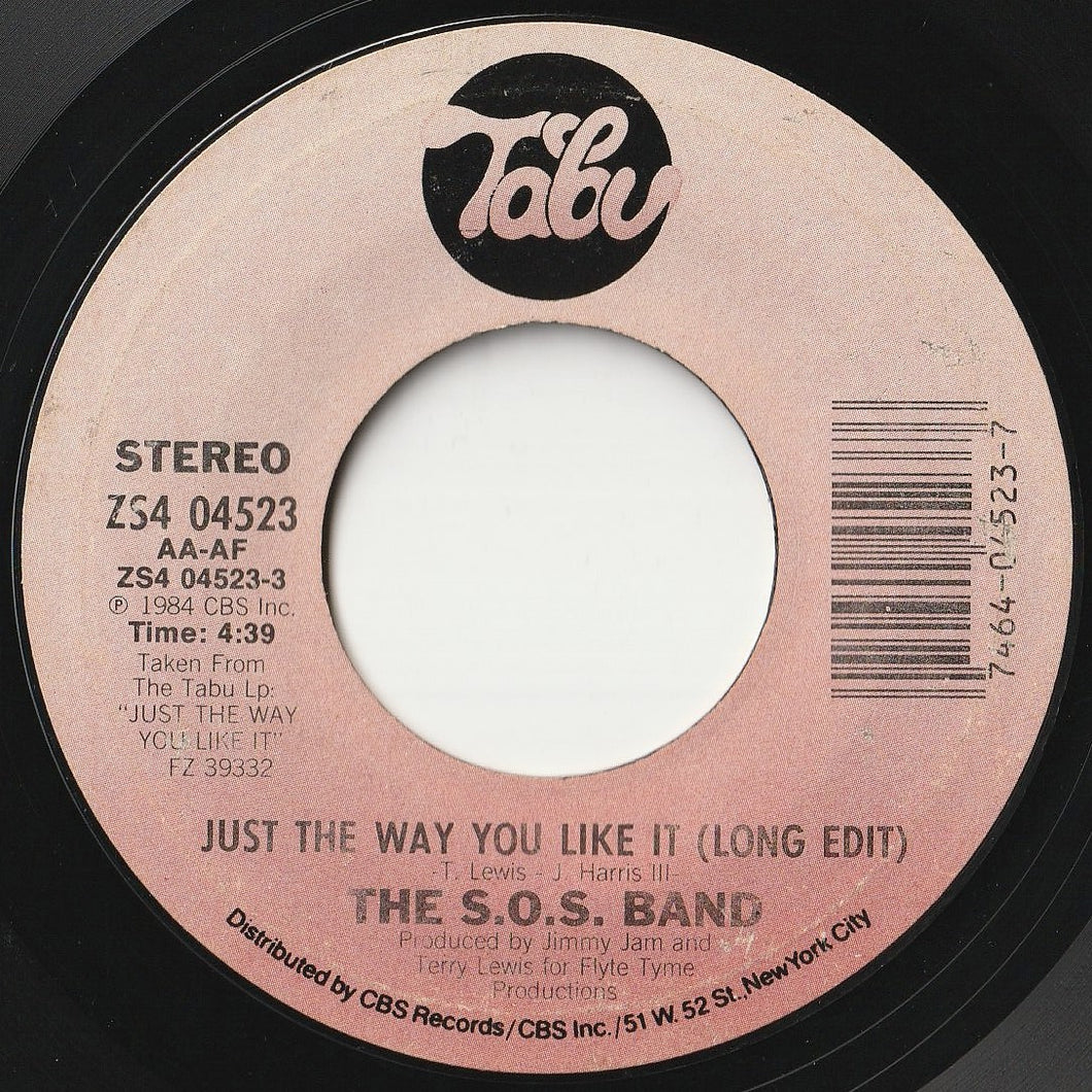 S.O.S. Band - Just The Way You Like It ( Long Edit ) / Body Break (7inch-Vinyl Record/Used)