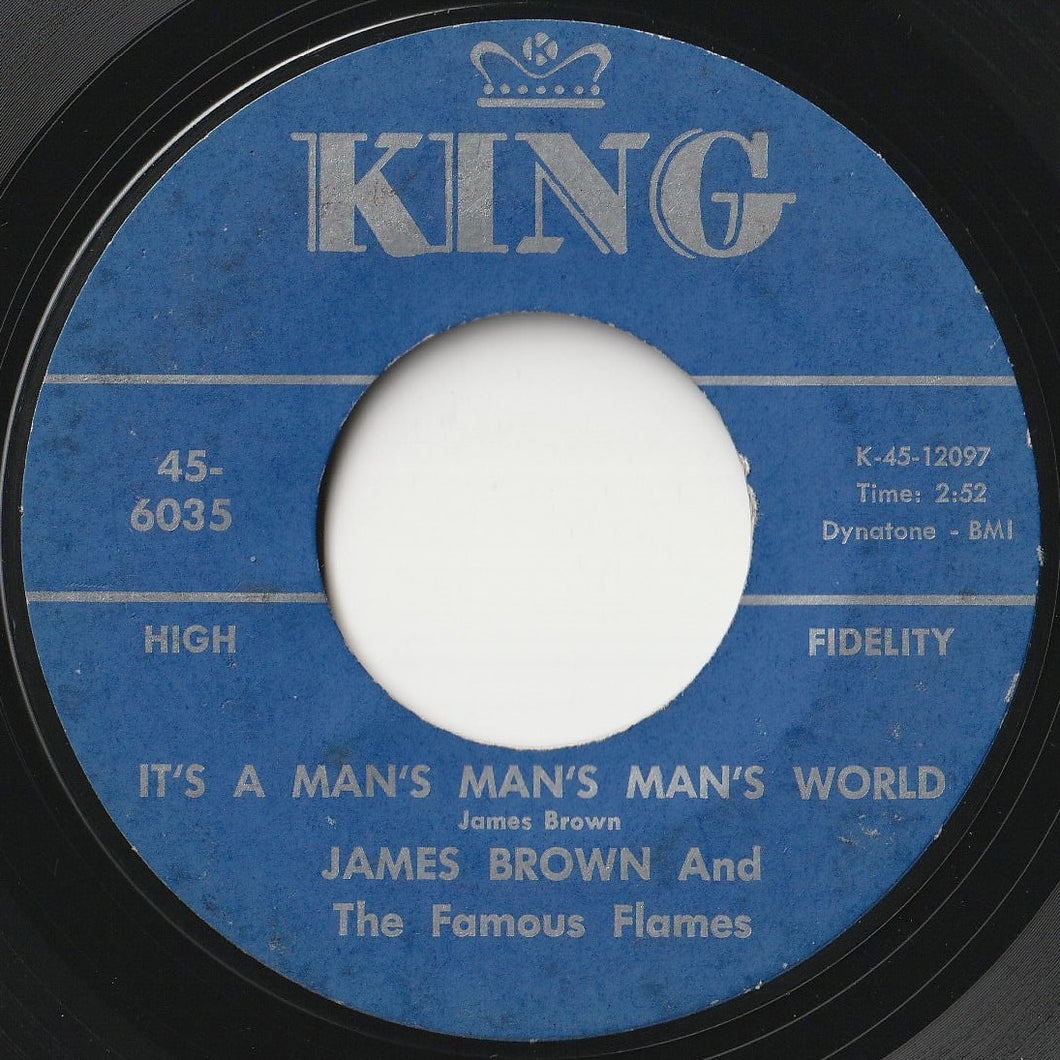 James Brown & The Famous Flames - It's A Man's Man's Man's World / Is It Yes Or Is It No? (7inch-Vinyl Record/Used)