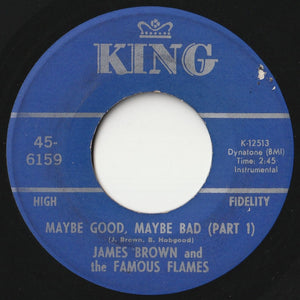 James Brown & The Famous Flames - Maybe Good, Maybe Bad (Part 1) / (Part 2) (7inch-Vinyl Record/Used)