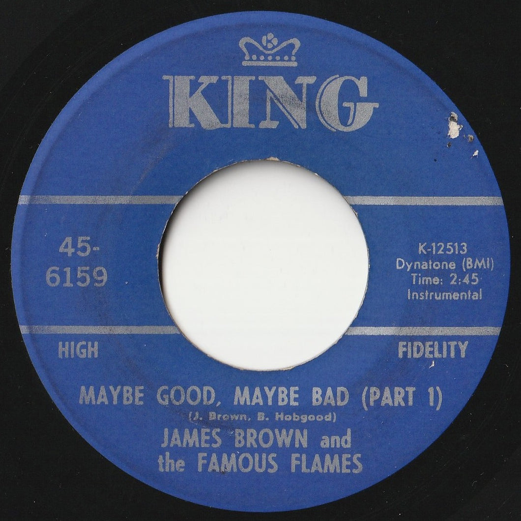 James Brown & The Famous Flames - Maybe Good, Maybe Bad (Part 1) / (Part 2) (7inch-Vinyl Record/Used)