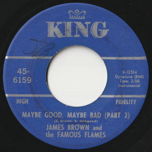 James Brown & The Famous Flames - Maybe Good, Maybe Bad (Part 1) / (Part 2) (7inch-Vinyl Record/Used)