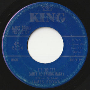 James Brown - Tit For Tat (Ain't No Taking Back) / Believers Shall Enjoy (Non Believers Shall Suffer) (7inch-Vinyl Record/Used)