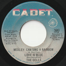 画像をギャラリービューアに読み込む, Dells - Medley: Can Sing A Rainbow - Love Is Blue / Hallelujah Baby (7inch-Vinyl Record/Used)
